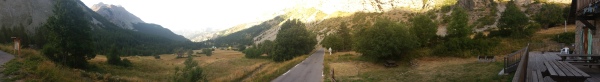 After the Col de la Cayole, at about 1300 mts